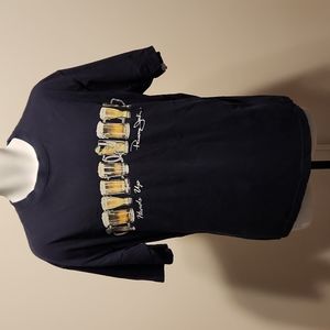 beer mugs black L tshirt